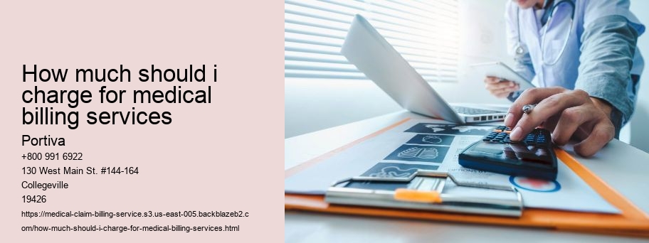 how much should i charge for medical billing services